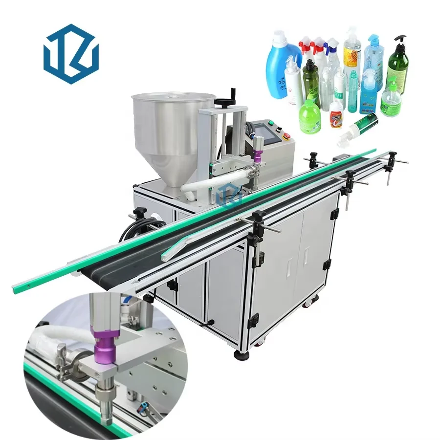 Automatic Bottling Water Washing Liquid Shampoo Filling Capping Machine Line 1 Litre 5L Bottles  Machine
