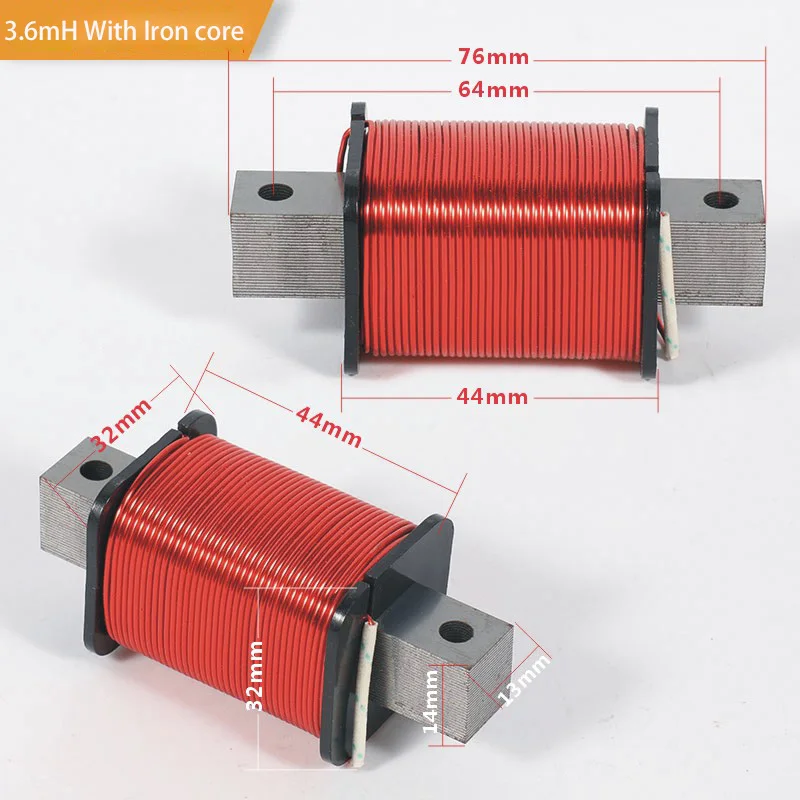 1.2mm głośnik Crossover cewka indukcyjna miedź beztlenowa OFC 3.6mH 4.6mH 10.6mH 18.0mH Audio dzielnik częstotliwości cewki