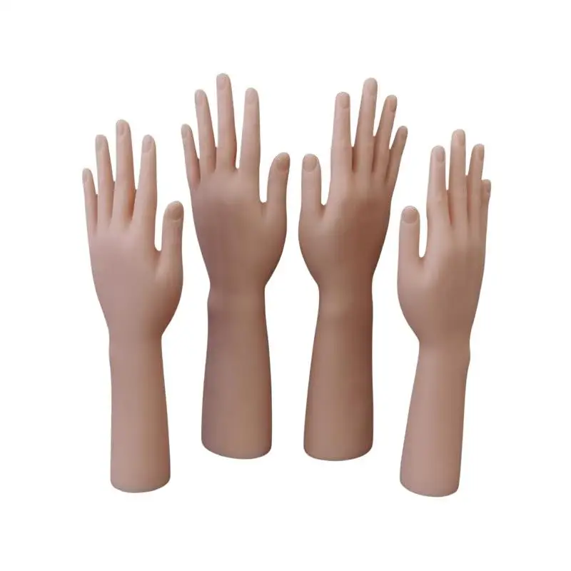 Realistisches Silikonmaterial, weibliches Handmodell, lebensechte Silikon-Hand- und Fußmannequin für die Präsentation von Handkunst und Schmuck. – Detail 6