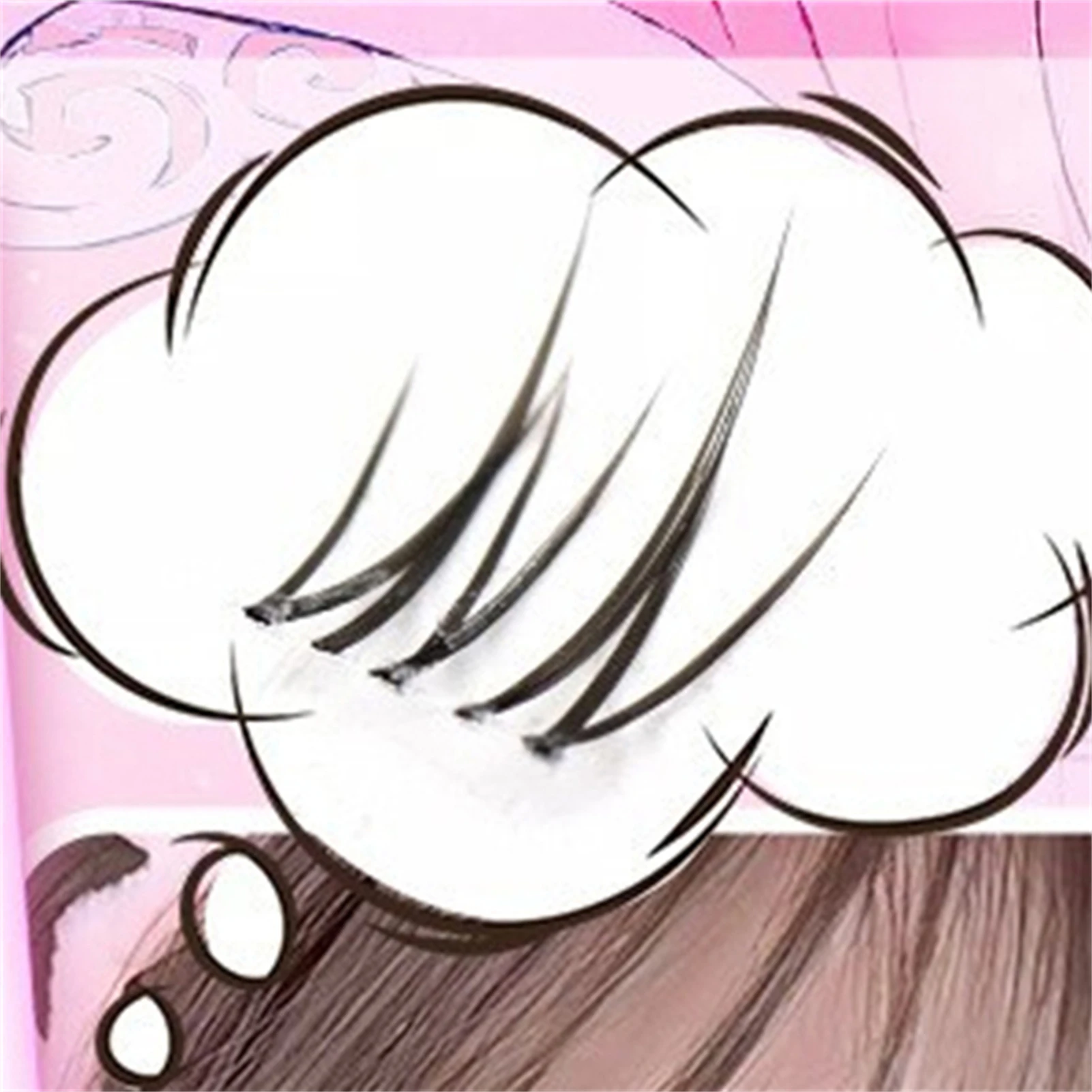 韓国風ナチュラルつけまつげ セグメント化された酸素のような見た目 フェアリーラッシュ Kpopアイドル レイジーガール フレア 簡単装着 デイリーアイラッシュ