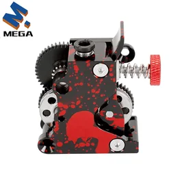 HGX Lite Dual Gear Extrusora, Reduction Gear Gear Duro, Motor de alta velocidade, Ender 3V2, PRO, CR10, VORON2.4, Precisão aprimorada, 2.0