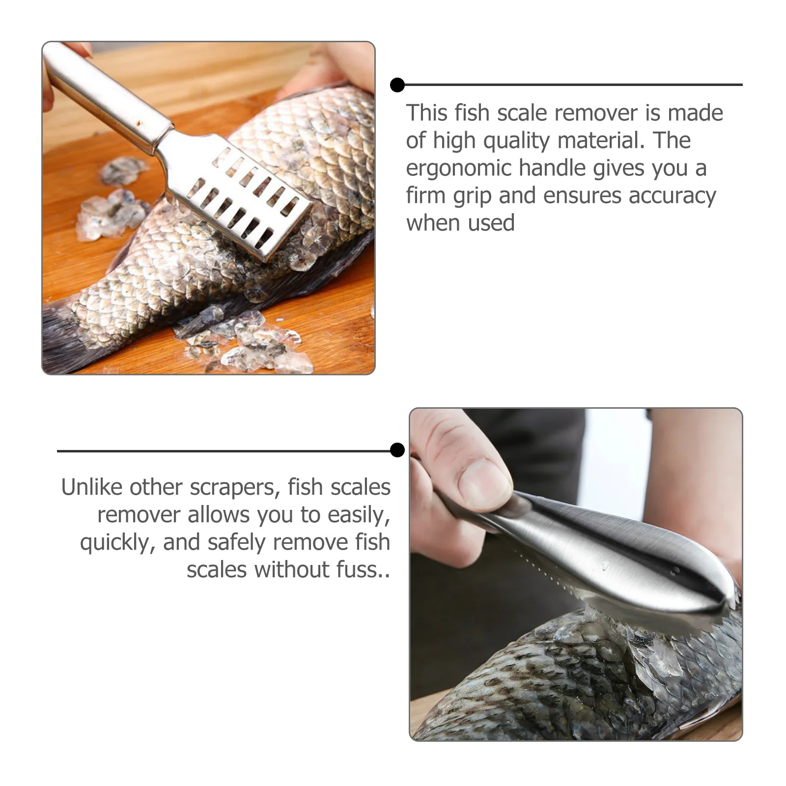 2 قطعة قشارة السمك المطبخ سهلة الاستخدام يده منظف جلد السمك يزيل الموازين بسرعة أداة المطبخ الآمنة لغسالة الأطباق