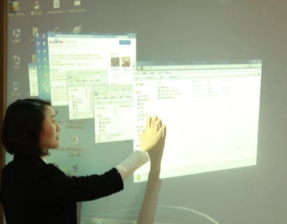 Factory Supply Virtual Whiteboard Interactive Portable Interactive Whiteboard Finger Touch School Equipment 10points