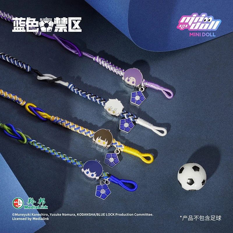 Echte BLAUWE SLOT Armband Blind Box Leuke Isagi Yoichi Figuur Cosplay Props Kinderverjaardag Kerstcadeau