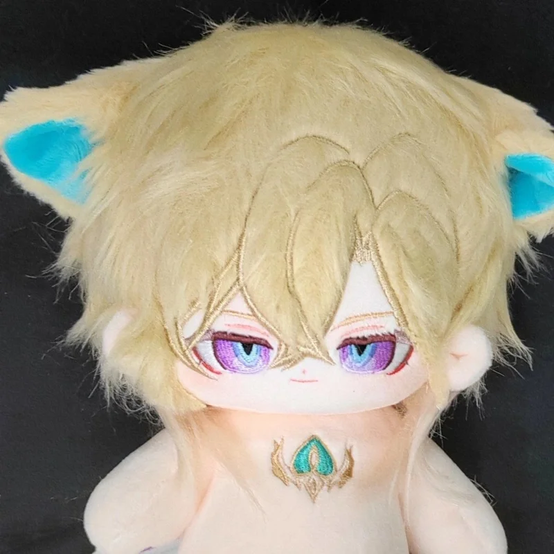 Anime Aventurine Honkai: Star Rail  20cm Nude Doll Plush Toys Soft Stuffed Plushie Can Change Clothes