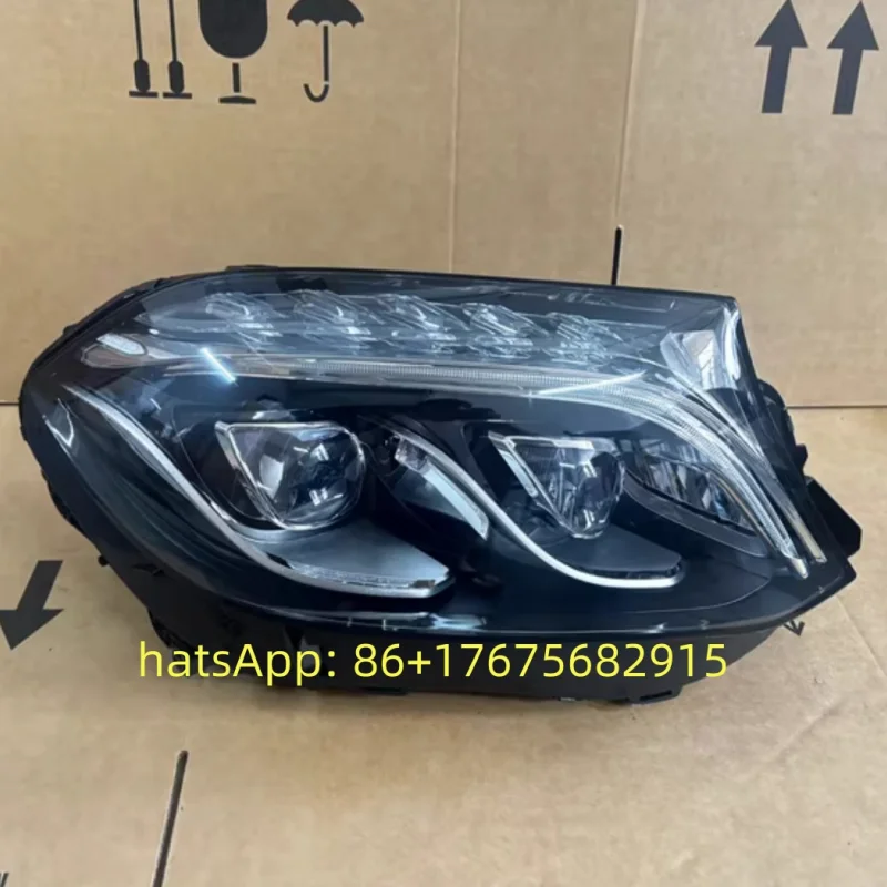 

Для Mercedes-Benz GLS X166 Фара 2016-2019 X166 Фары GLS400 GLS500 Фара с двойной линзой в сборе X166 Фара