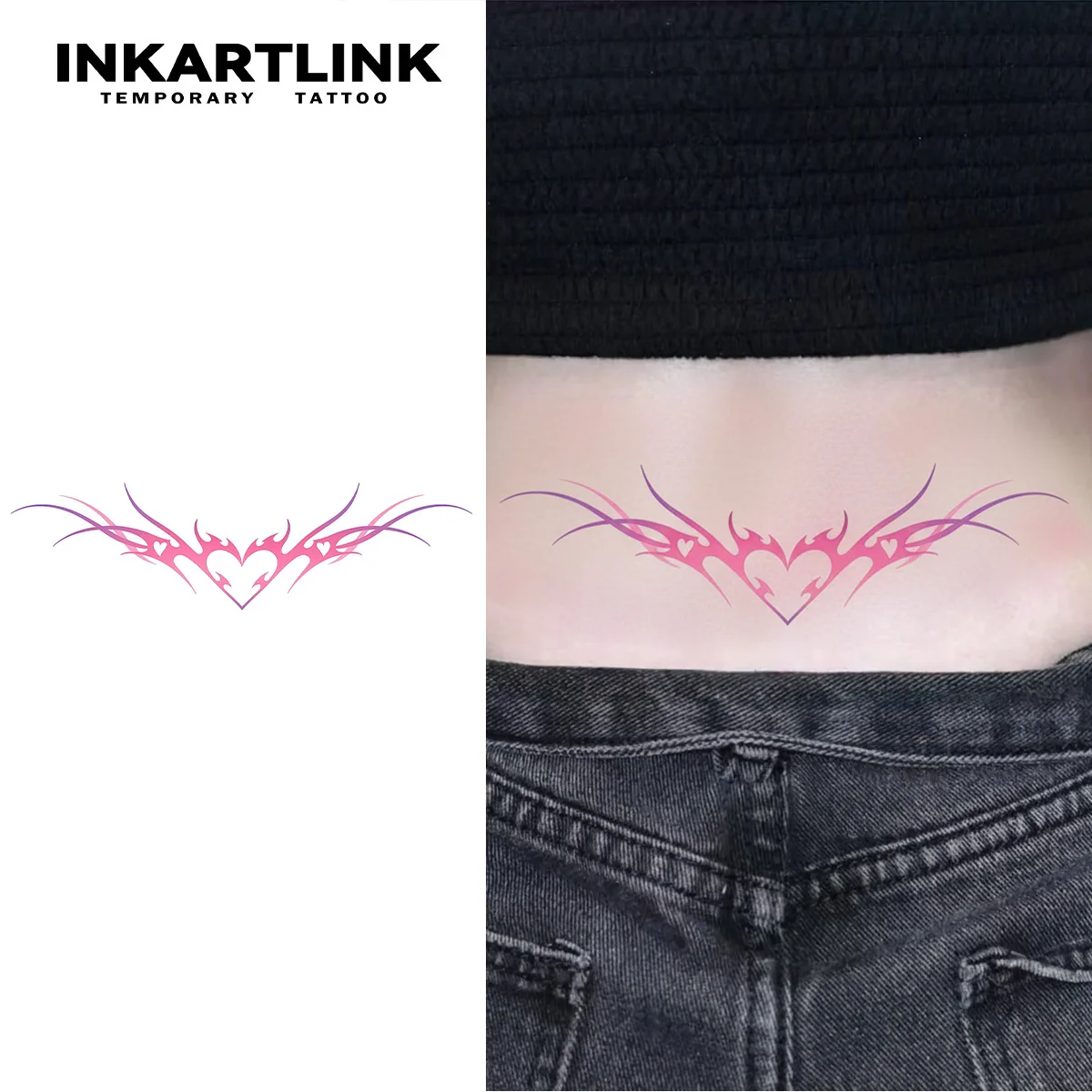 

INKARTLINK Temporary Tattoo Stickers Hand Drawing Waterproof Color Printing Temporary Tattoo Party Supplies DIY Stickers