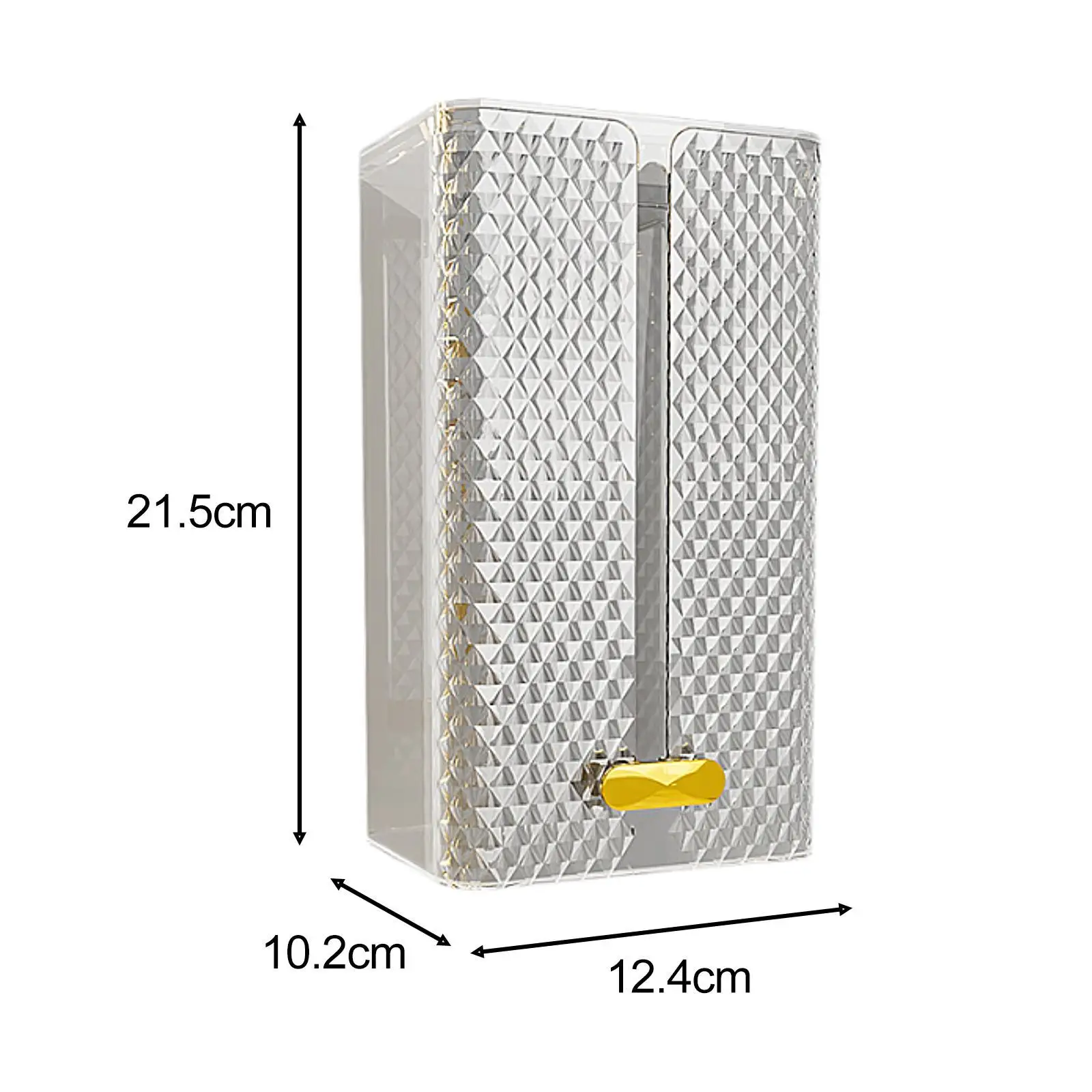 Tissue Box Holder Paper Towel Holder Wall Mounted Multipurpose Decorative Tissue Box Tissue Storage Box for Washroom Bedroom