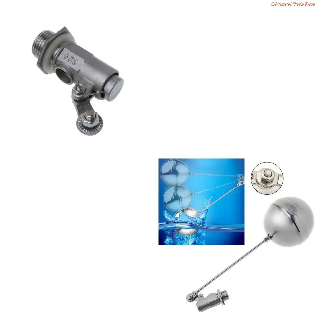 Stainless Steel Balanced Floating Ball Float Valves DN15 Male Thread Adjustable W91B