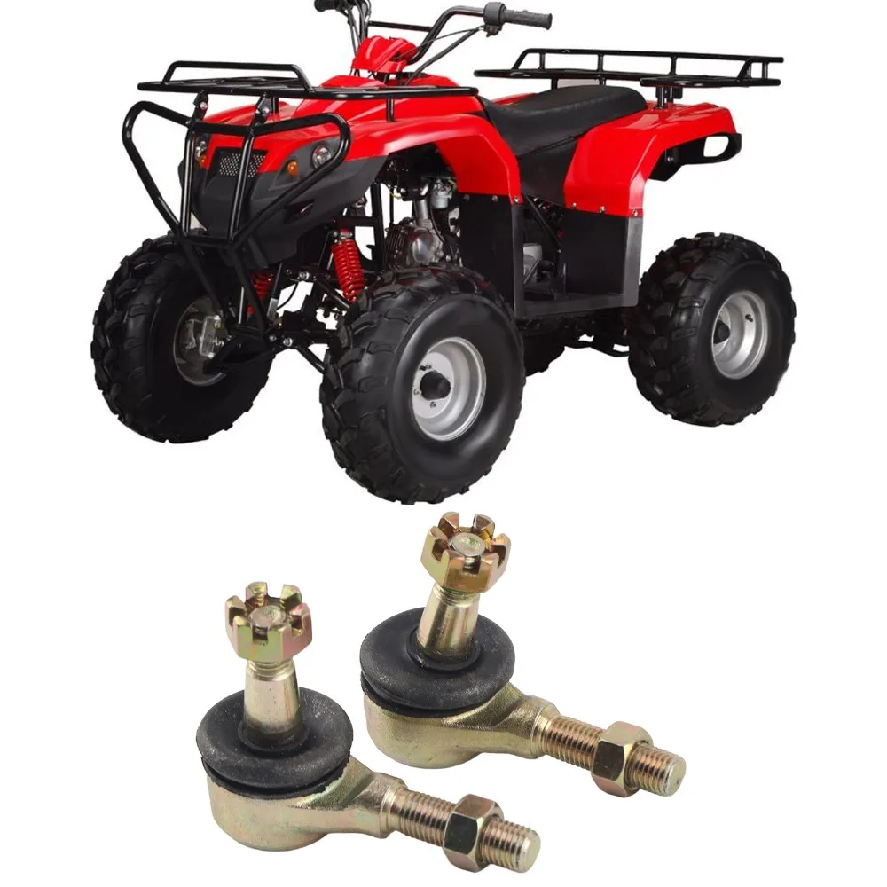 2Pcs Durable M10 Thread Tie Rod Ball Joint Heavy Duty Design Gold Ball Joint Replacement Heavy Duty Ball Joint For Go Kart