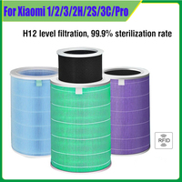 Air Filter For Xiaomi Air Purifier Mi 1 / 2 / 3 / 2C / 2H 2S 3C 3H / Pro Air Purifier H12 HEPA Filter Anti Bacteria Formaldehyde