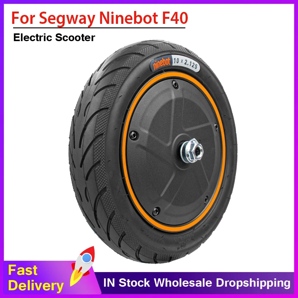 

10 Inch 350W Motor Wheel for Segway Ninebot F40 Electric Scooter Engine Motor Tire Replacement Accessories