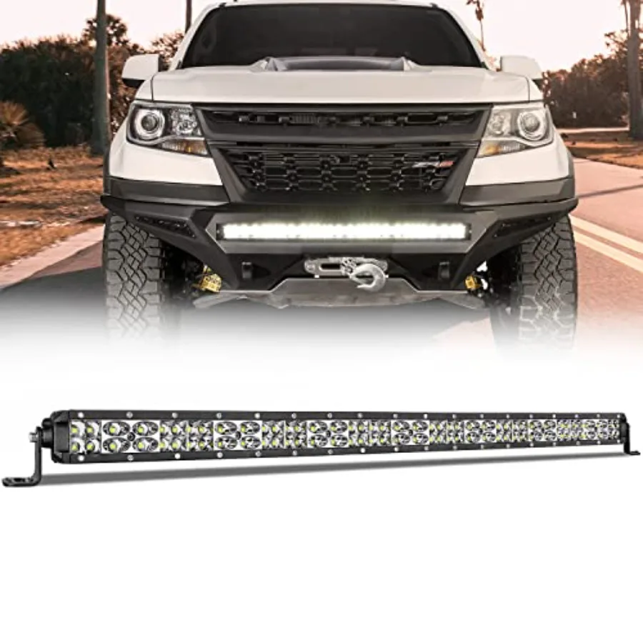 Slim LED, 252W Super Slim Offroad Driving Spot Flood Combo Ultra Slim Grille Bumper for Trucks UTV SUV Toyota Chevy Ram Suu RZR