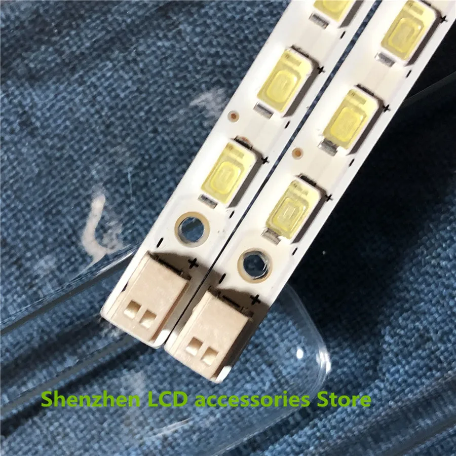 10 Pezzi/lottp HA CONDOTTO La Striscia per Toshiba Elemento 40 ''LJ64-02267A LJ64-02268A 40SL733 40WL733 457 MILLIMETRI 56LEDS 100% NUOVO