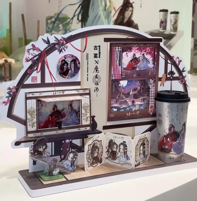 Guming xGrandmaster do Colaboração Demoníaca Colaboração Acrílico Crachá Comemorativo Saco Isolado Cartão Transparente Adesivo Copo