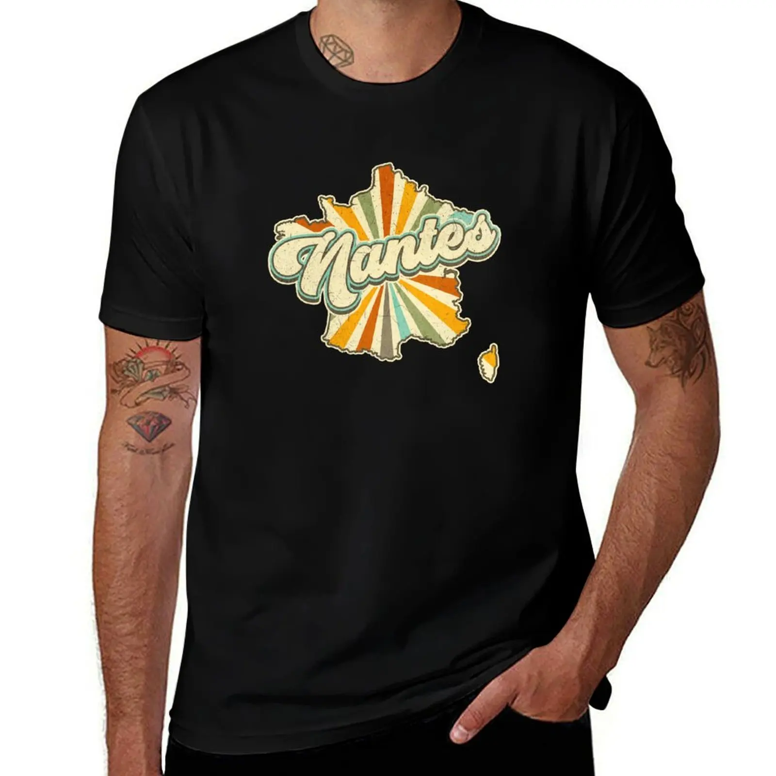 

Nantes city T-Shirt mens graphic t shirts t shirts for man graphic vintage essential t shirt T-Shirt