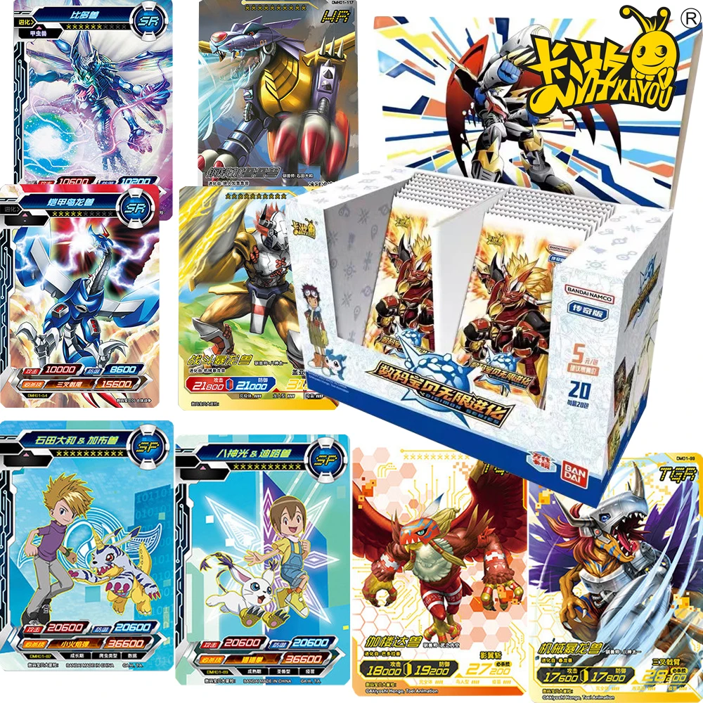 

Коллекционные карточки Kayou Digital Monster для детей: классические японские аниме-персонажи, игровые баттл-карты, игрушки и подарки