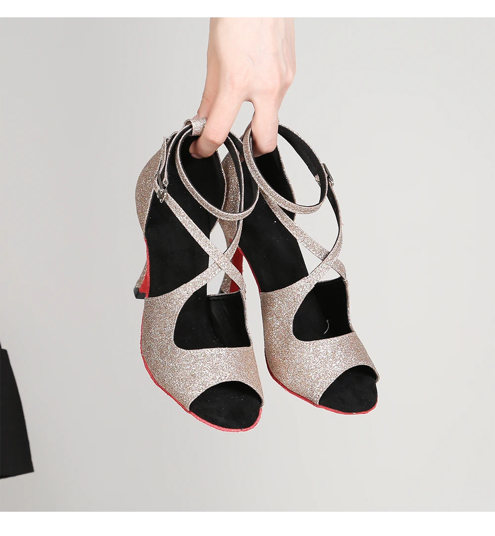 CINMIDY Leoparden-Latin-Tanzschuhe, Damen-Ballsaal-Tanzschuhe, Tango- und Salsa-Tanzschuhe, weiche Innensohle, Partyschuhe, Damensandalen. – Detail 18
