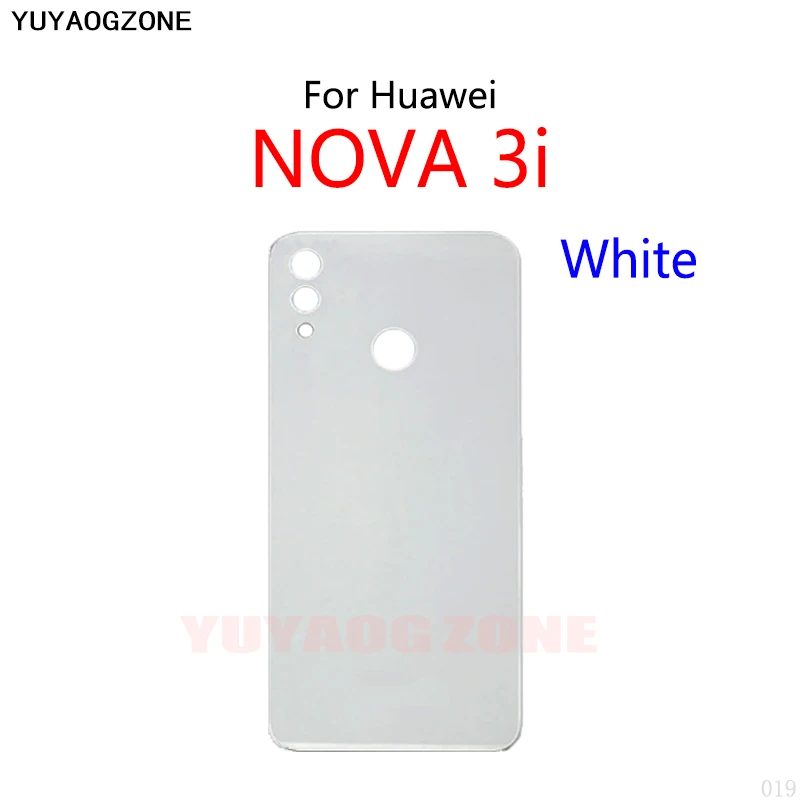 Battery Back Cover For Huawei Nova 3i INE-AL00 Glass Panel Housing Battery Cover Rear Case