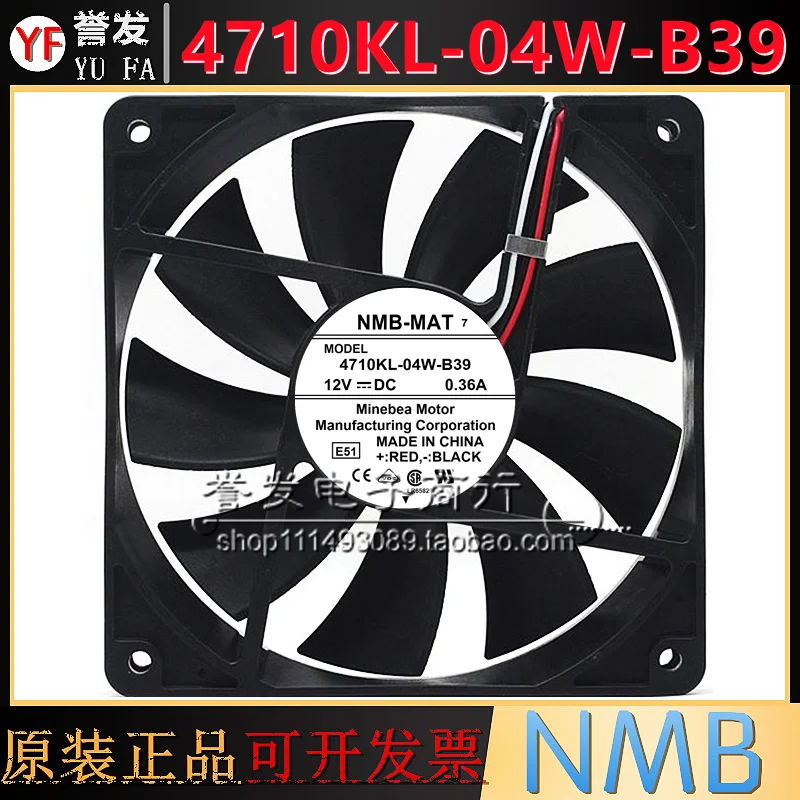 

НОВЫЙ ОРИГИНАЛЬНЫЙ 4710KL-04W-B39 0,36A 12 В 12025 120x120x25 мм Охлаждающий ВЕНТИЛЯТОР РАДИАТОР