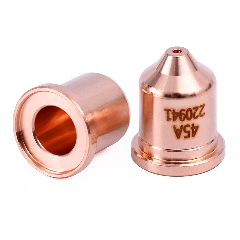 10 قطعة 220941 فوهة و 10 قطعة 220842 قطب بلازما لـ Hypertherm Powermax 45XP/65/85/105 مستهلكات الشعلة