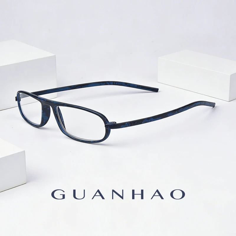 

GuanHao Designer Unbreakable Reading Glasses Presbyopia Men Women TR90 Frame Light Reading Glasses 1.0 1.5 2.0 2.5 3.0 3.5