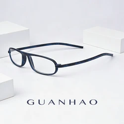 GuanHao Designer Unbreakable Reading Glasses Presbyopia Men Women TR90 Frame Light Reading Glasses 1.0 1.5 2.0 2.5 3.0 3.5