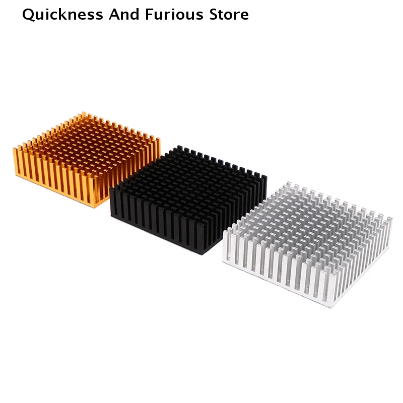 【TO】1pc High Quality 50*50*15MM New Aluminum Heatsink Panel Heat Sink CPU Power IC Chip Cooler Radiator