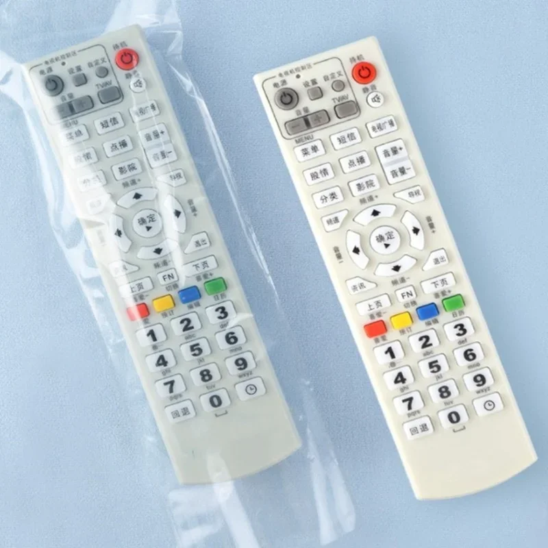 10Pcs PVC Clear Heat Shrink Protective Film for TV Air Condition Remote Control Dust-proof Cover Waterproof Case