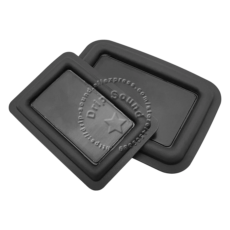 2шт 32x5 8 мм/36x8 6 мм/50x6 5 мм/59x6 9 мм/60x85 мм квадратный динамик пассивный радиатор вспомогательный низкочастотный динамик резиновая вибрационная пластина