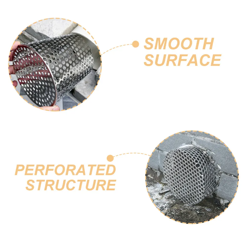 Drainage Mesh Cover Goot Filter Regenpijp Zeef voor Leaf Guard RVS