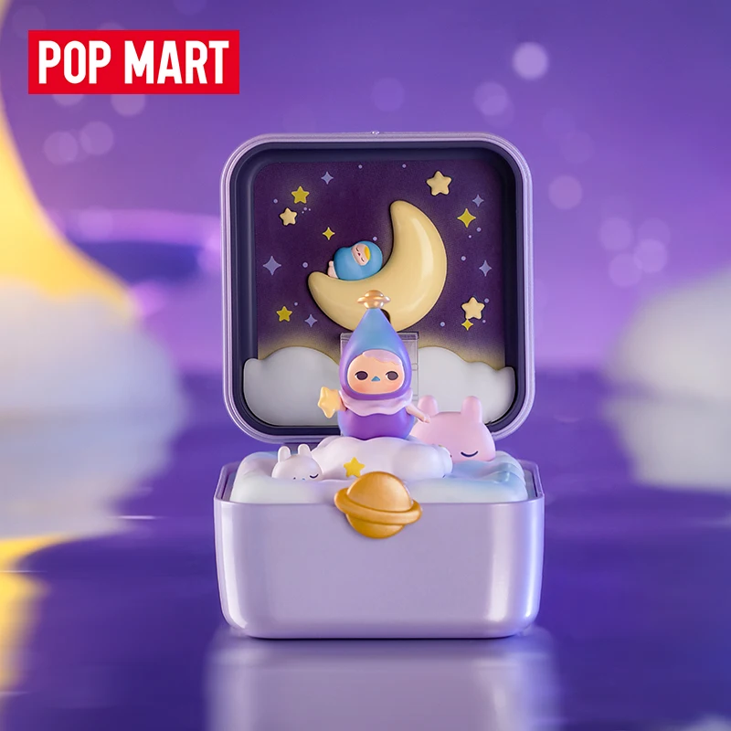 Pop Mart Pucky Strange Stars Series Scene Set Blind Box  Toys Doll Cute Anime Figure Desktop Ornaments Collection Gift