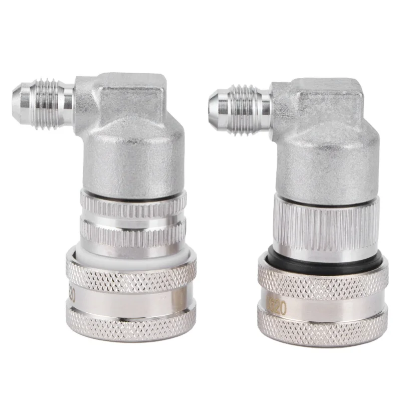 2PCS MFL1/4in Ball Lock Disconnect Stainless Steel Keg Fittings Quick Coupling Brewing Accessory