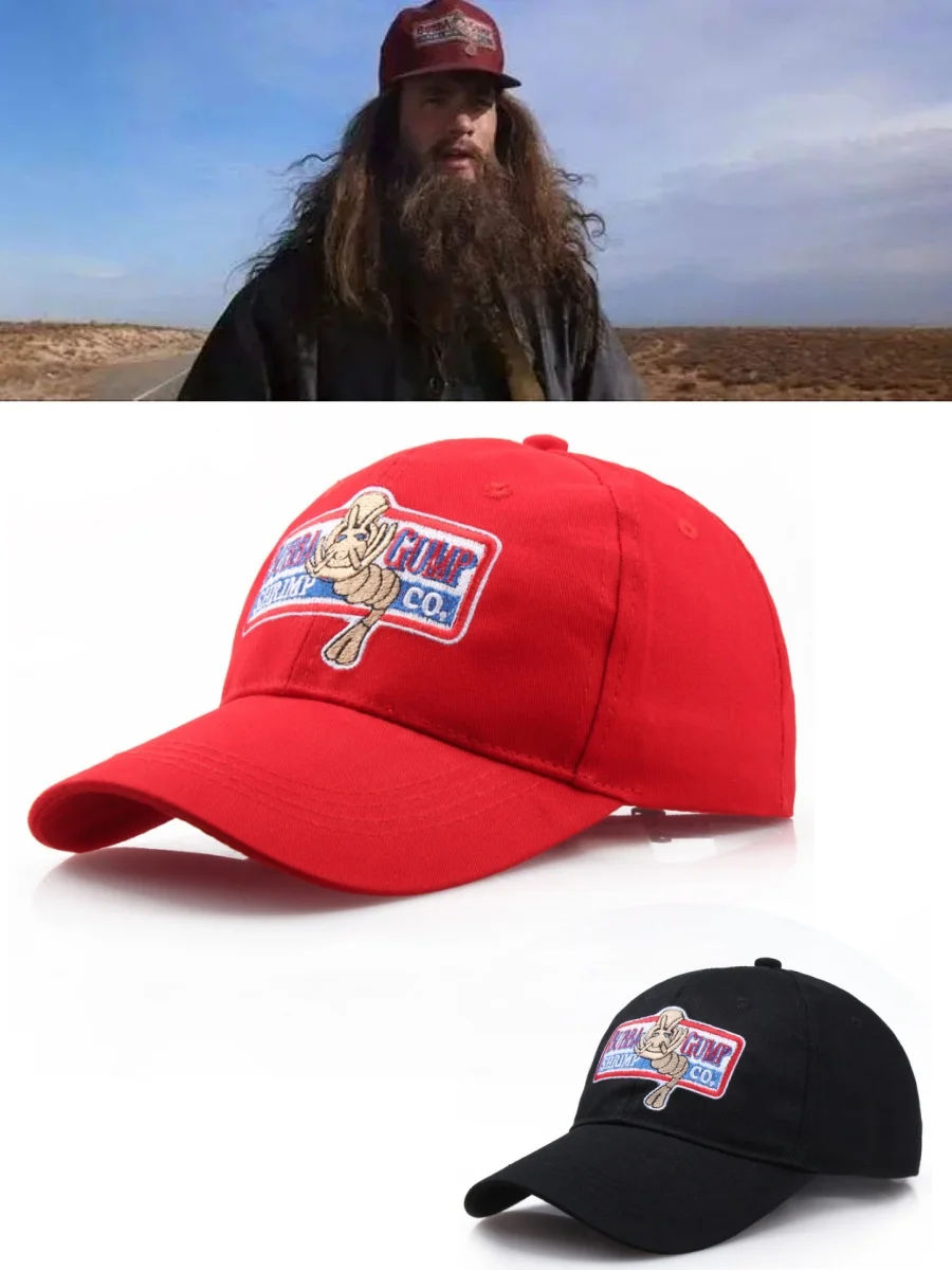 Film Forrest Gump Outdoor-Laufmütze Baseballkappe Sonnenschutzhut für Männer und Frauen Sommer Cosplay Pop-Hut