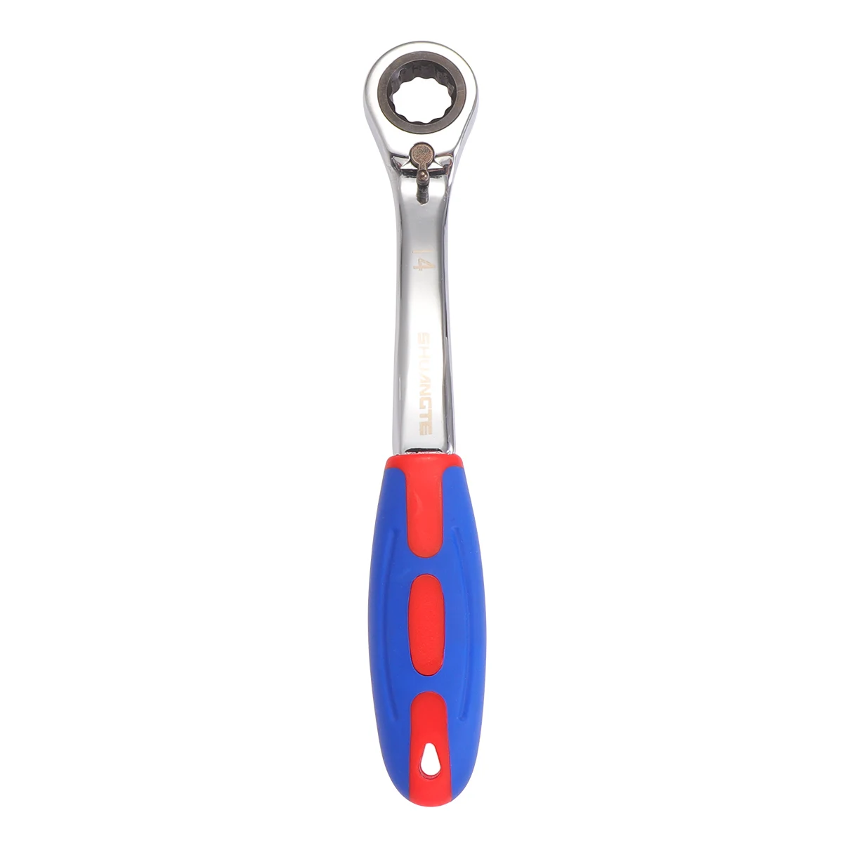

Ratchet Wrench 14MM Adjustable Round Head Crescent Spanner Durable Steel Home Professional Use Hand Tools