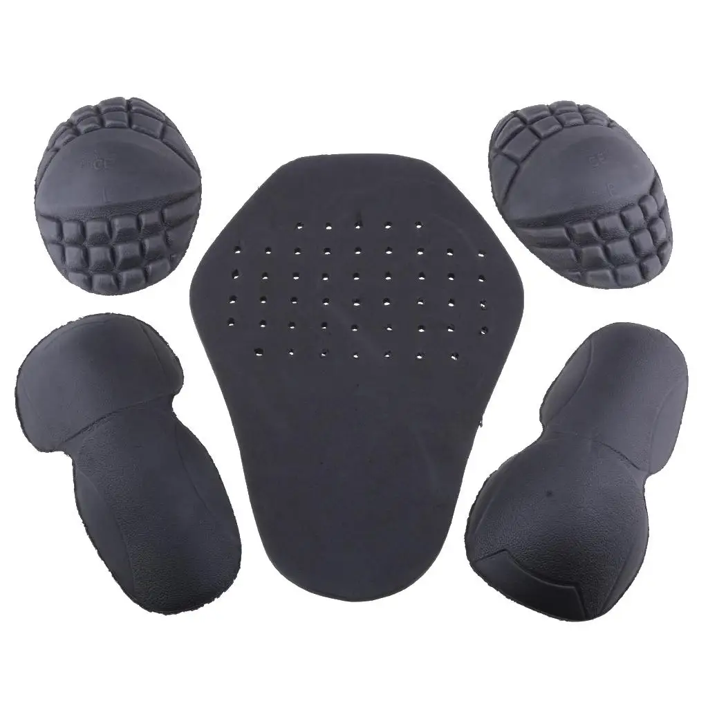 1/5Pcs Motorcycle Shoulder Elbow Back Protector Pads Set EVA Motorcycle Racing Back Protection Guard Motorcycle Accessories