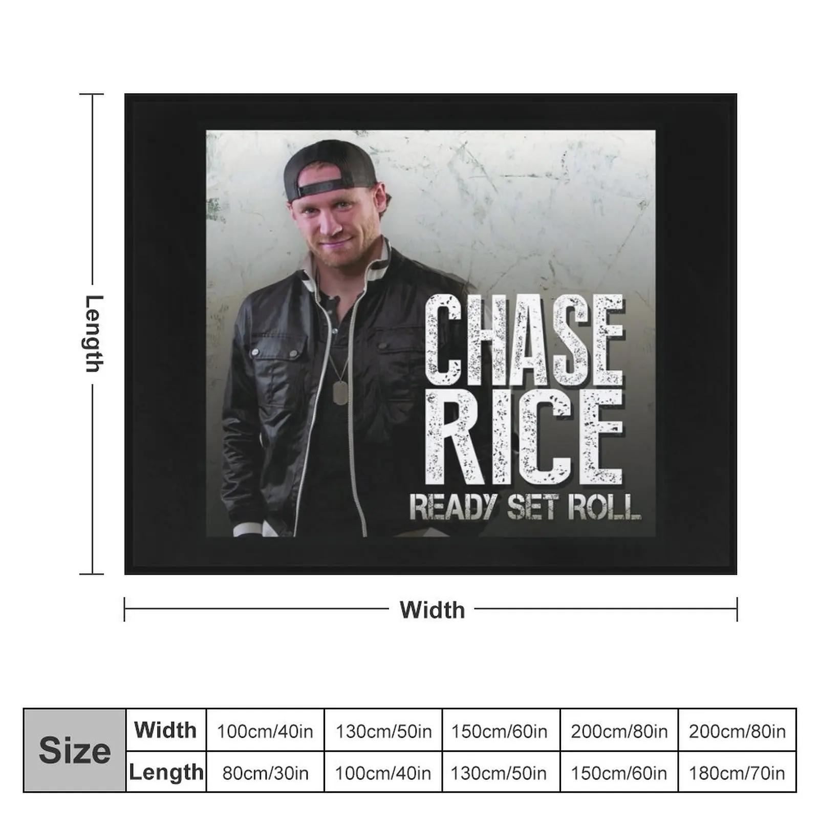 Chase Rice ready set roll Throw Blanket Sofa Throw valentine gift ideas decorative Blankets