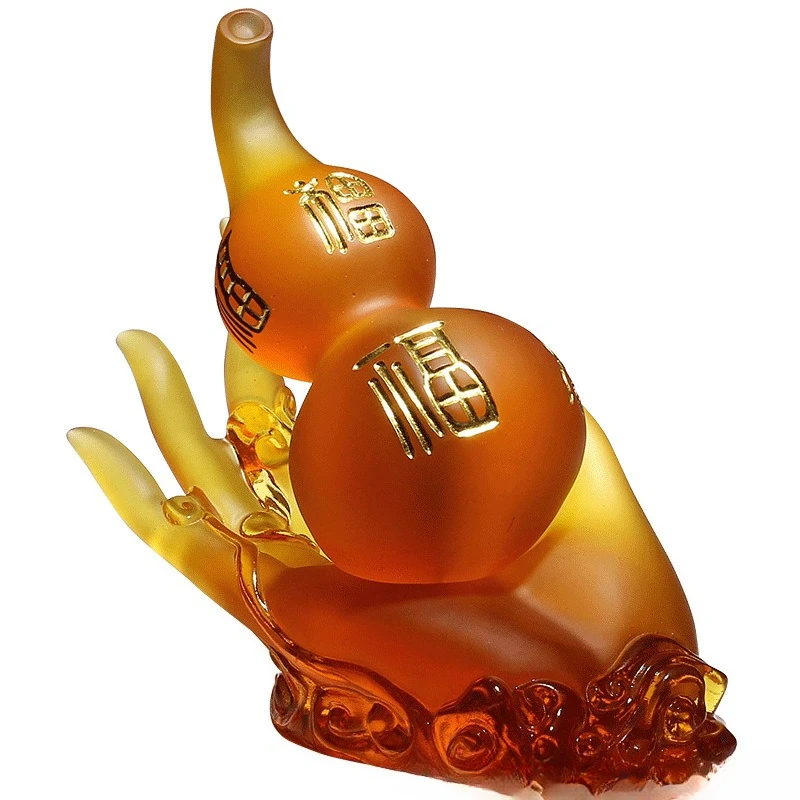 Glazed artwork gourd bergamot zen ornament villa living room entrance corridor aisle decoration