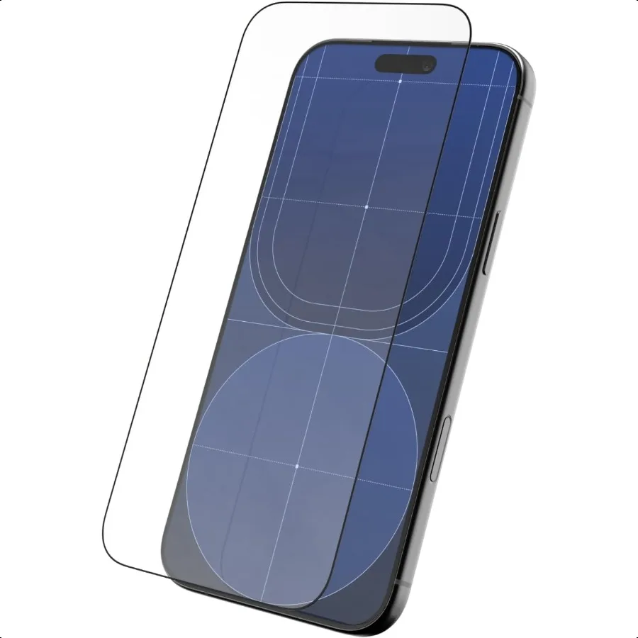 Folia ochronna RHINOSHIELD kompatybilna z iPhone 17 Pro Max 16 Pro Max, szkło hartowane 9H, wysoka przezroczystość, odporna na uderzenia