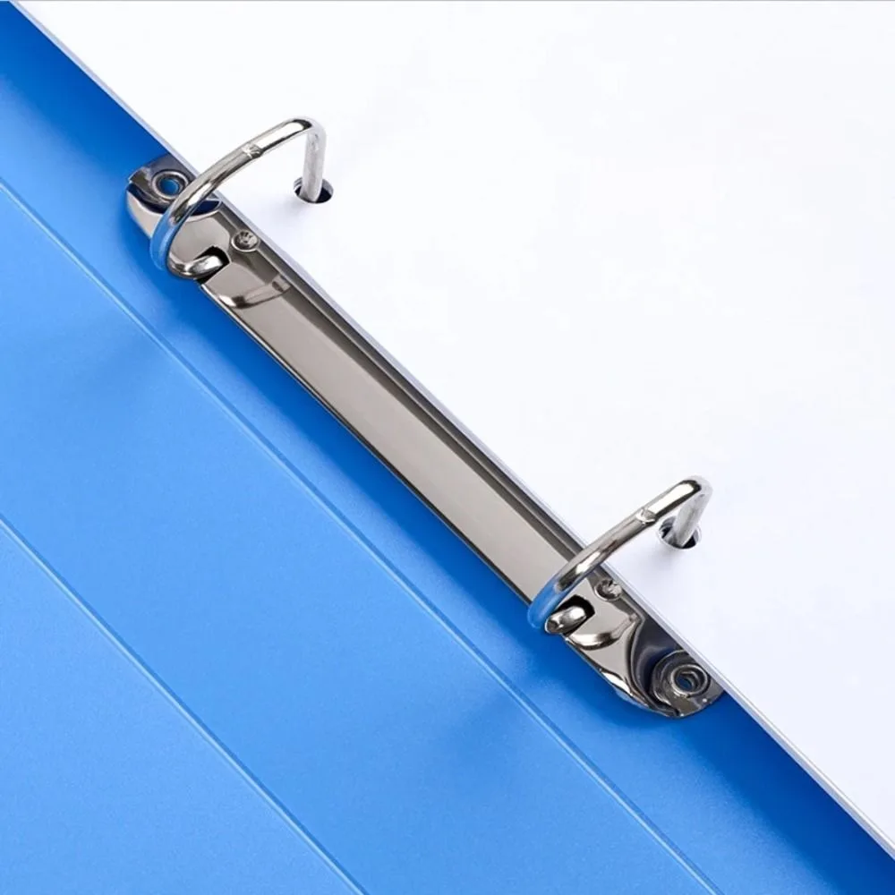 New Office Document Binder File Folder D-shaped 2 Holes Transparent Folder Plastic Lever Arch File