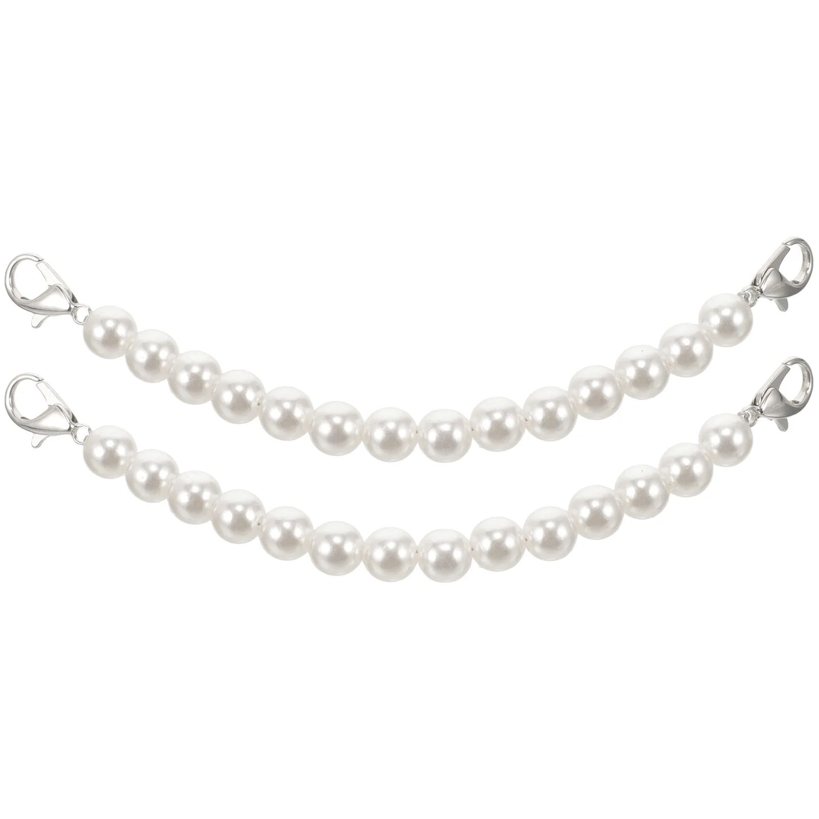 2 قطعة أحزمة أحذية كعب النساء اللؤلؤ الكاحل الأشرطة انفصال للكعب العالي استبدال حزام الحذاء تمديدات للراحة