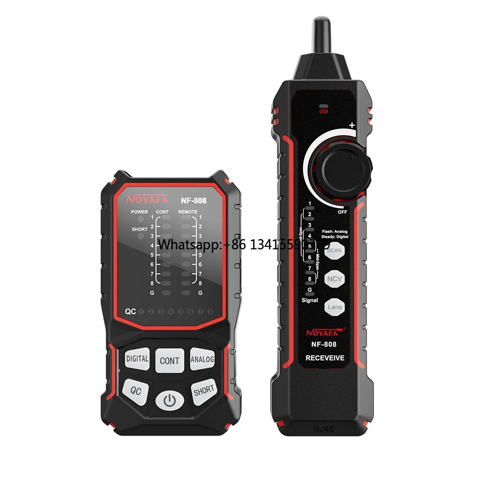 

OEM Factory Price NF-808 Wire Tracker NCV Function POE Testing RJ45 RJ11 Cable Tester