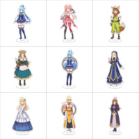 Anime KonoSuba: God's Blessing on This Wonderful World! Darkness Aqua Megumin Satou Kazuma Acrylic Figure Stand Gifts