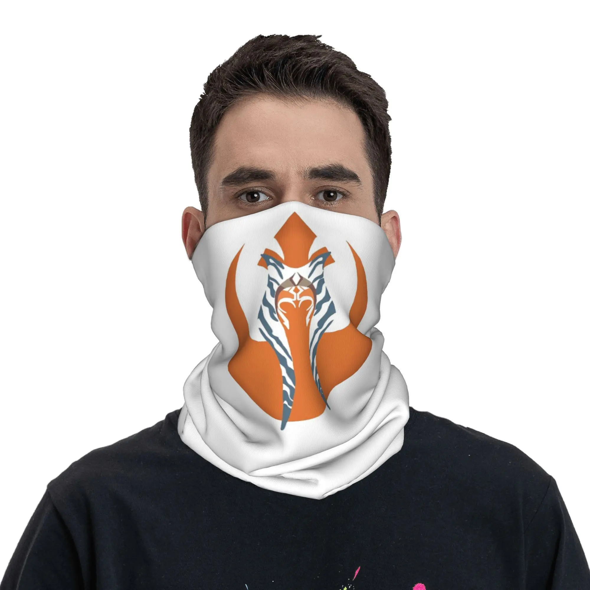 Ahsoka Bandana Halsbeenkap Gedrukt Wikkelsjaal Warme hoofddeksels Buitensporten Voor Heren Dames Volwassen Ademend