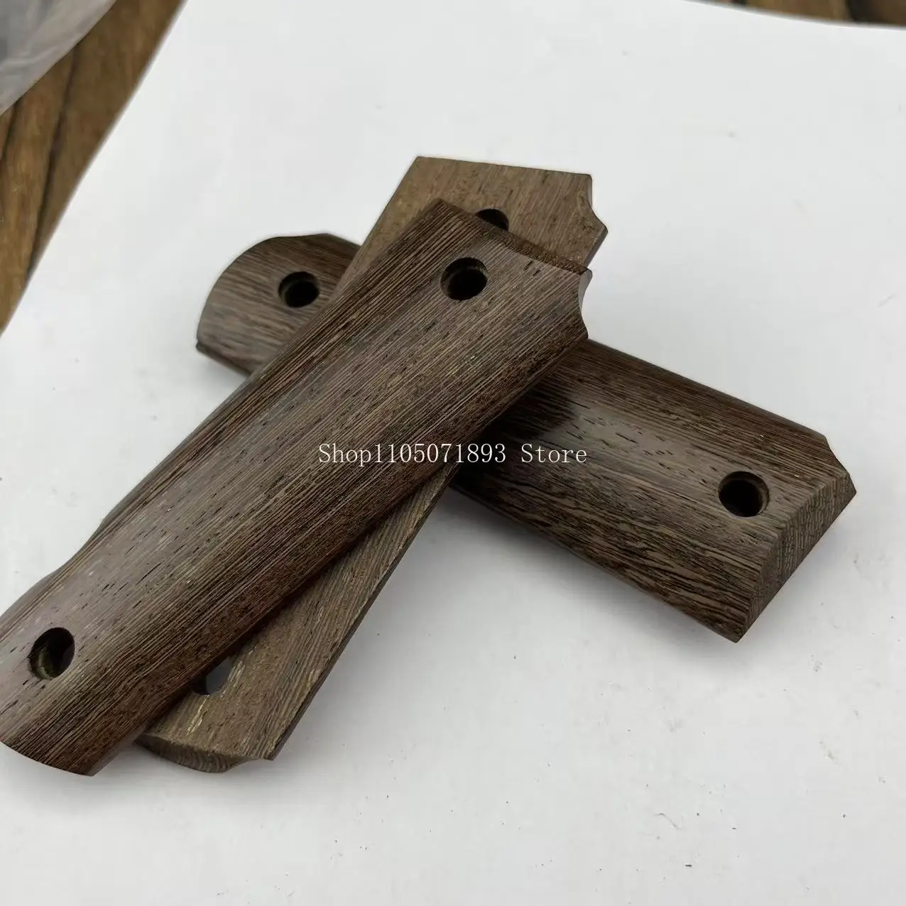 1911 Custom Anti-slip Handle Patch Reinforced Material Wenge Natural Wood Texture Handle Patches DIY Tool Handle Material
