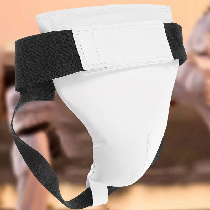 Adult male crotch protector Karate Groin Guard Child men Groin Protector kick boxing protection jockstrap Suitable for 150-185CM