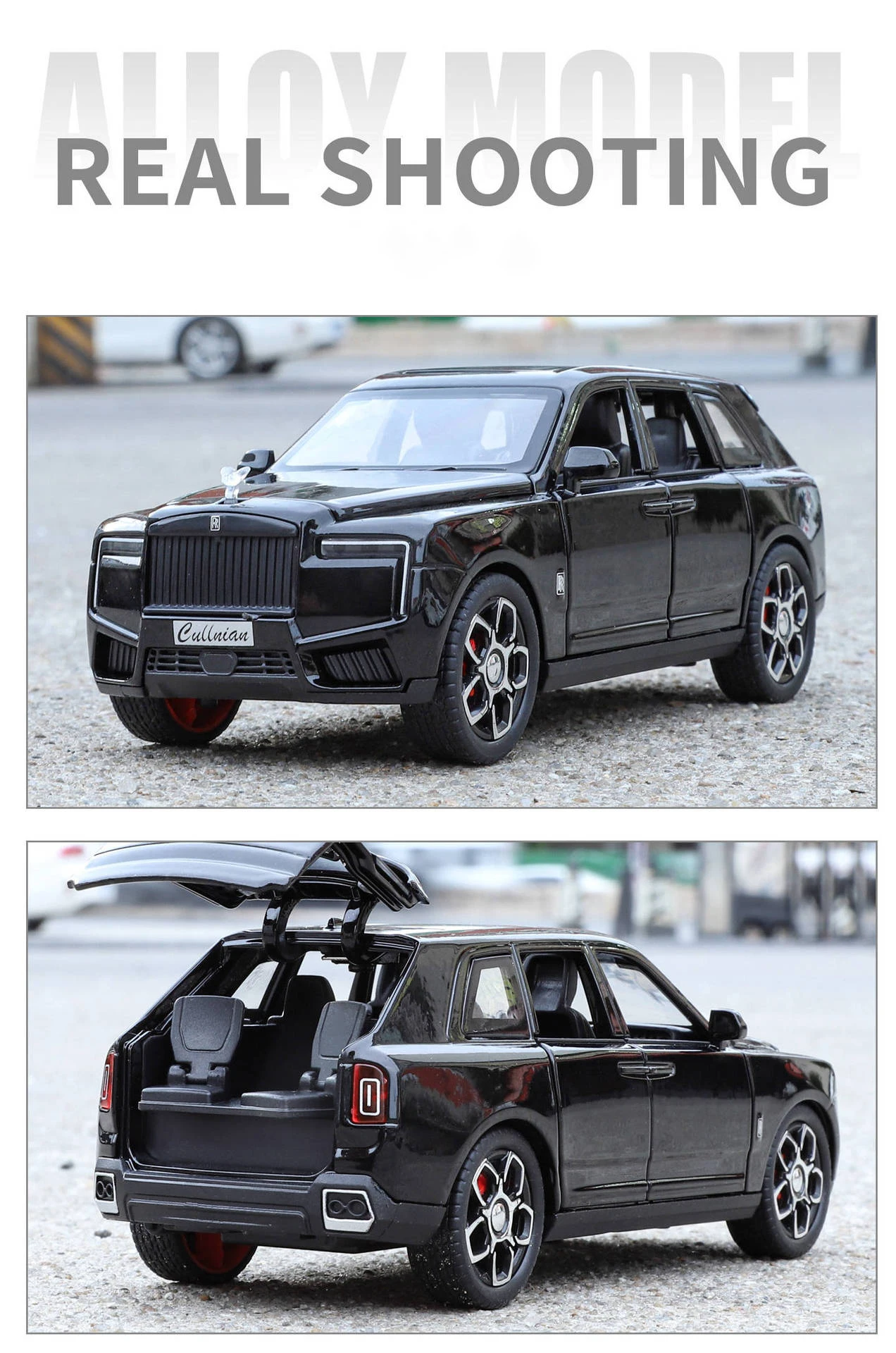 1/32 2025 Rolls Royce SUV Cullinan Legierung Luxusauto Modell Druckguss Metall Spielzeug Geländewagen Auto Modell Sound und Licht Kinder Geschenk – Detail 11