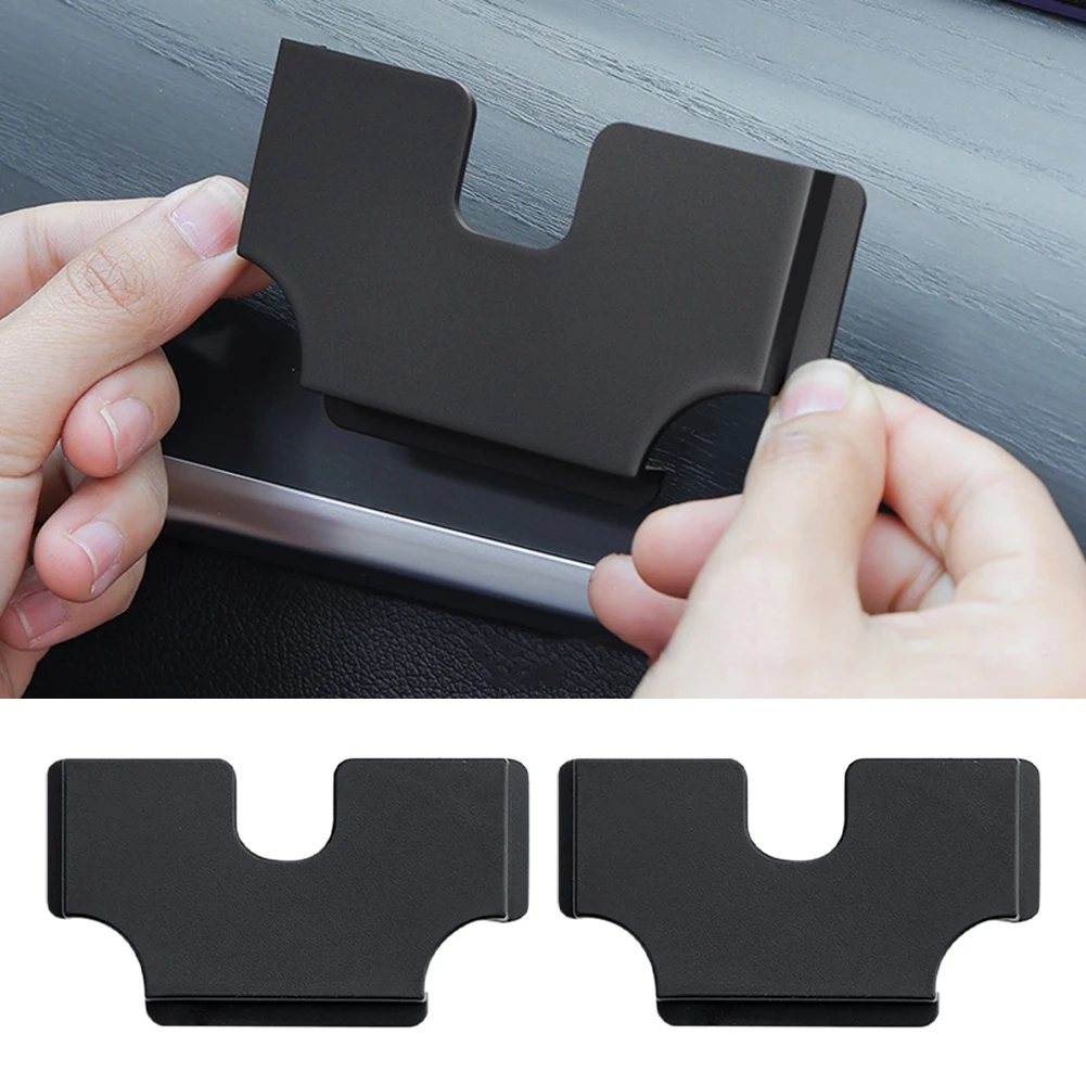 Car Visor Card Holder Organizer with TPE Reinforced Slot and ABS Structural Integrity Designed for Daily Driving Card Management