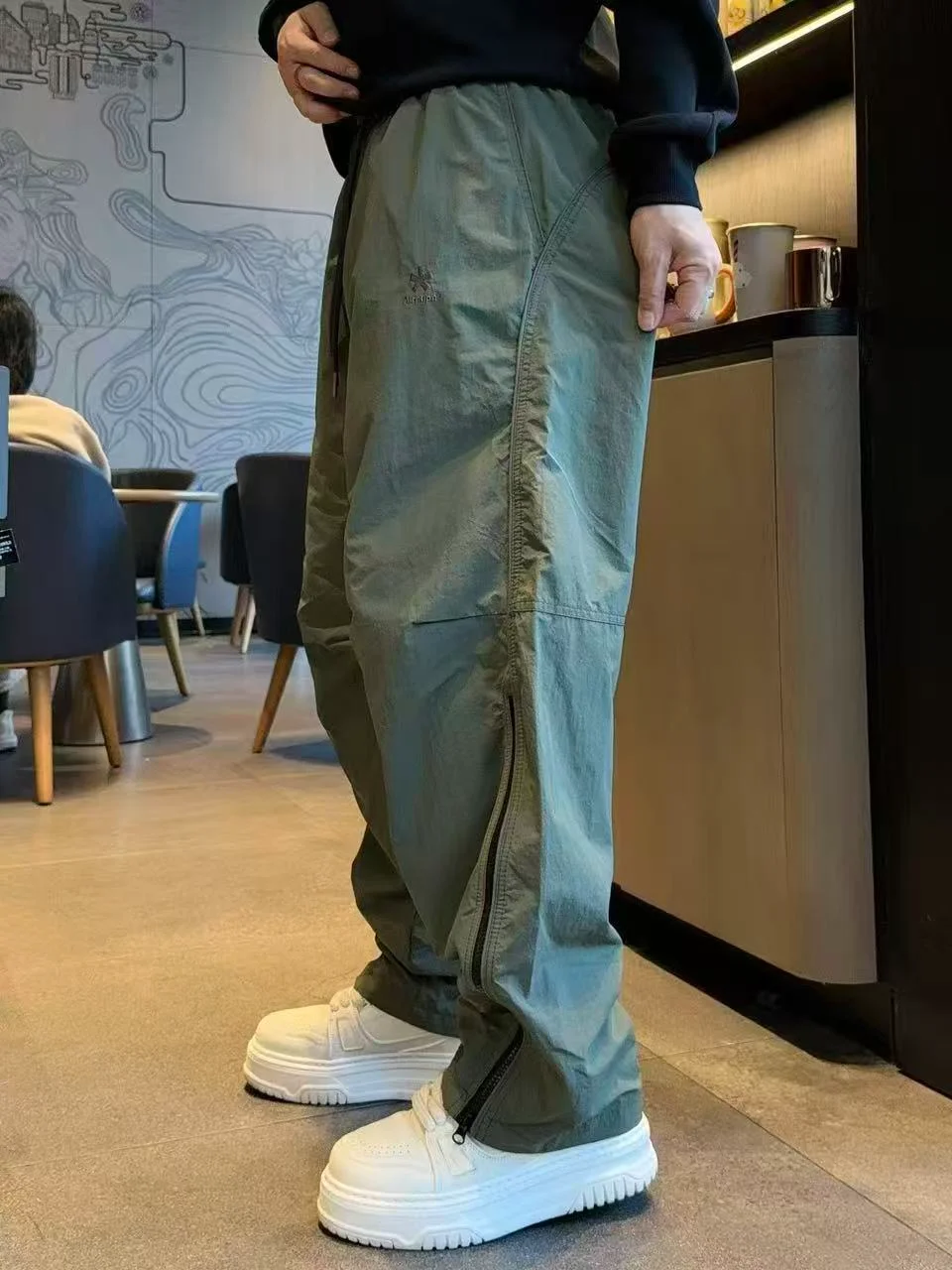 

Мужские зимние утепленные повседневные брюки с флисовой подкладкой, двухслойные, ветрозащитные, теплые, для работы на открытом воздухе, прямого кроя, свободного силуэта