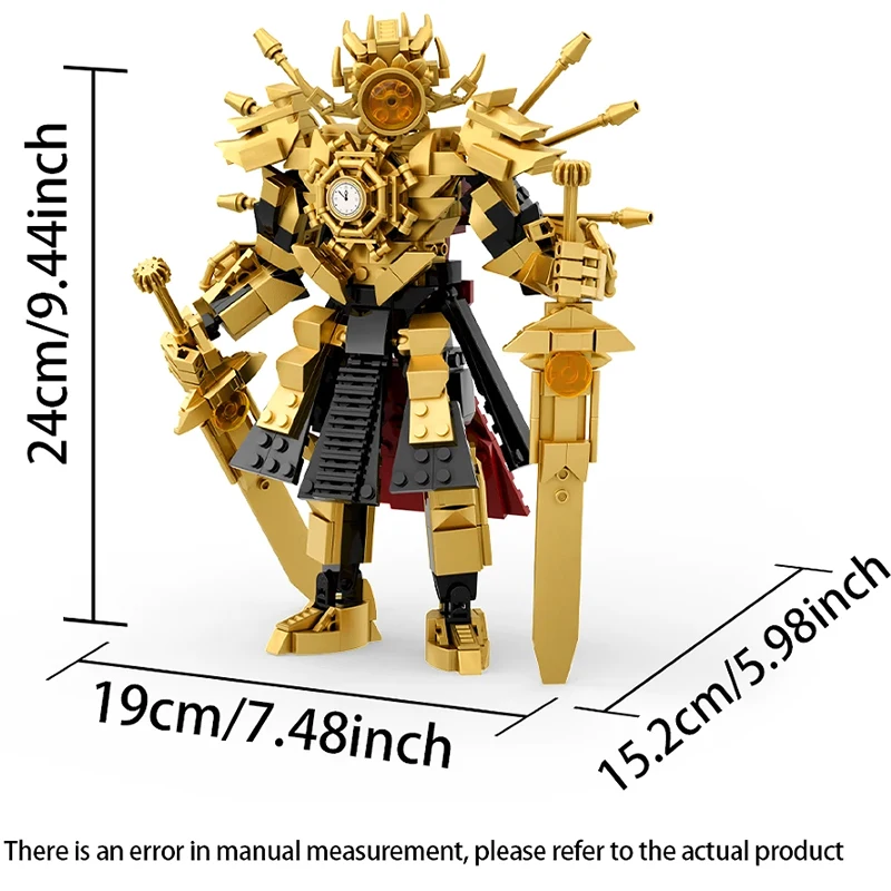 

Skibidi Toilet Titan TV Man Спикермен Horror Game Bosses Camara Building Block Мультяшная кукла Модель Детский подарок на день рождения и Хэллоуин
